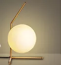Classic table lamp buono ball by lux milanoo