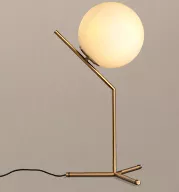 Classic table lamp buono ball by lux milanoo