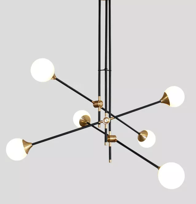 Contemporary chandelier led  light  by lux milanoo