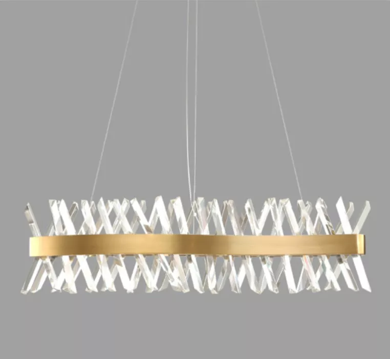 Crystal modern chandeliers light rocco by lux milanoo