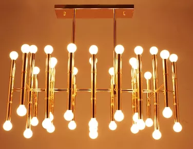 Chandelier lights cylinder stick by lux milanoo