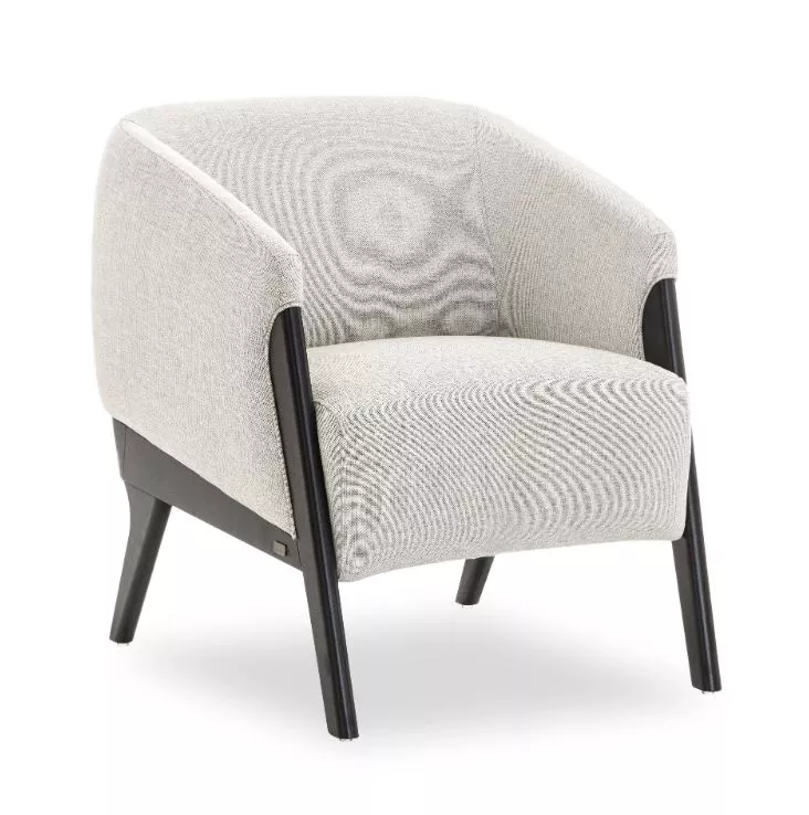 ABRA Armchair Black and White fabric
