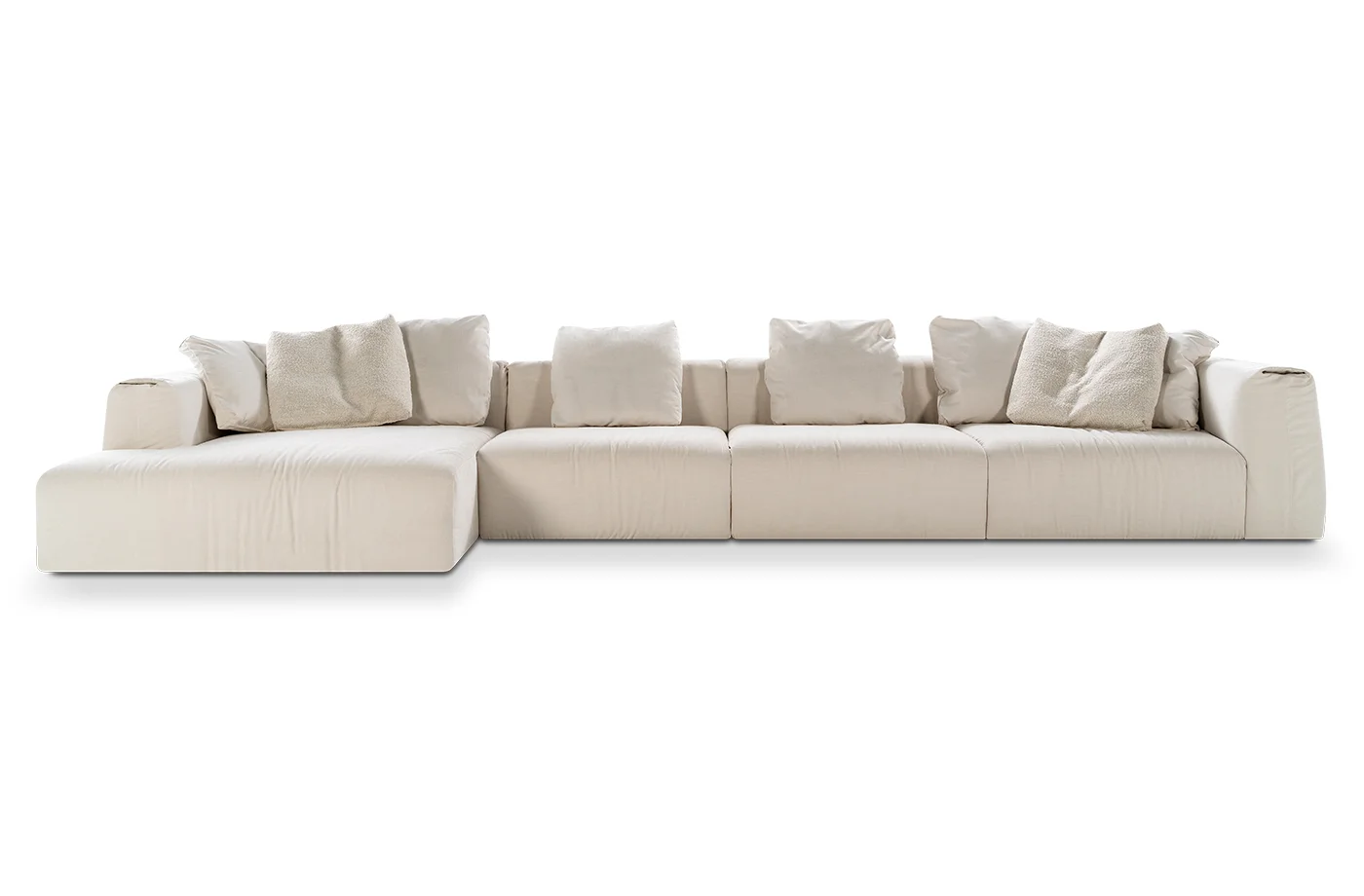Corner sofa with cushions Maracatu