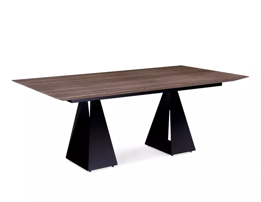 CRONOS Extendable Dining Table in Walnut